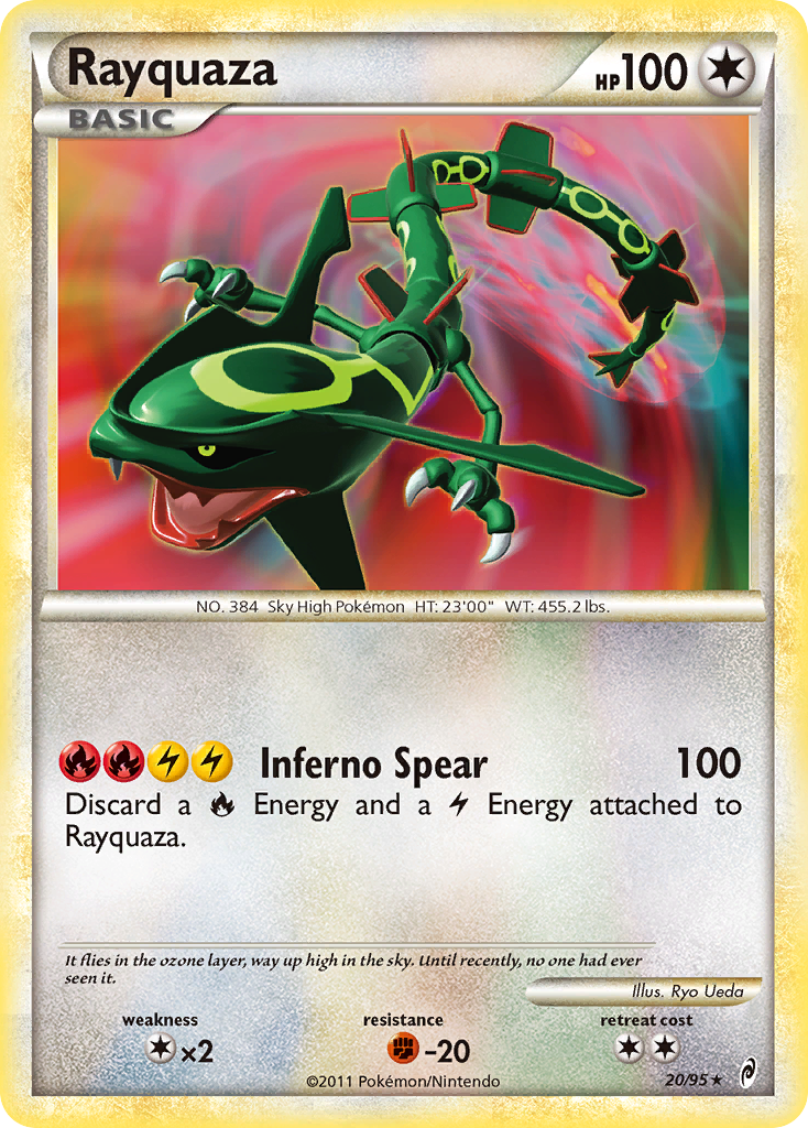 Rayquaza (20/95) [HeartGold & SoulSilver: Call of Legends] | Total Play