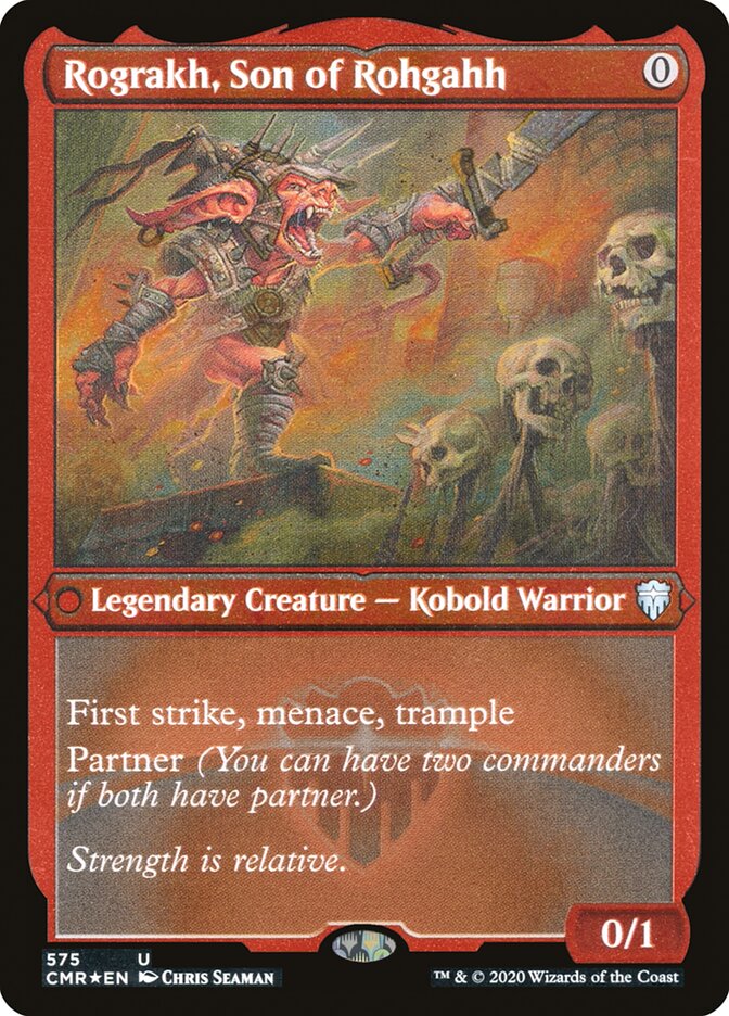 Rograkh, Son of Rohgahh (Etched) [Commander Legends] | Total Play