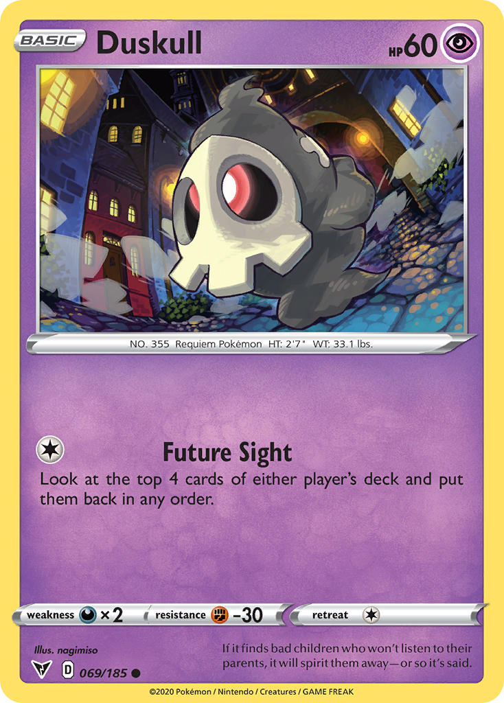 Duskull (069/185) [Sword & Shield: Vivid Voltage] | Total Play