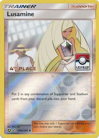 Lusamine (153a/156) (League Challenge Alt Art 4th Place) [Sun & Moon: Ultra Prism] | Total Play