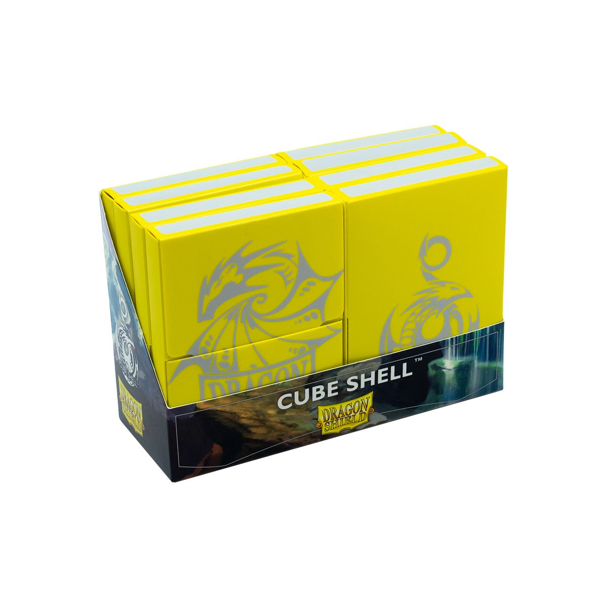 Dragon Shield: Cube Shell Display - Yellow | Total Play