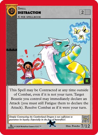 Distraction (Kickstarter Edition) [Dingbelle Ring Leader Starter Deck] | Total Play