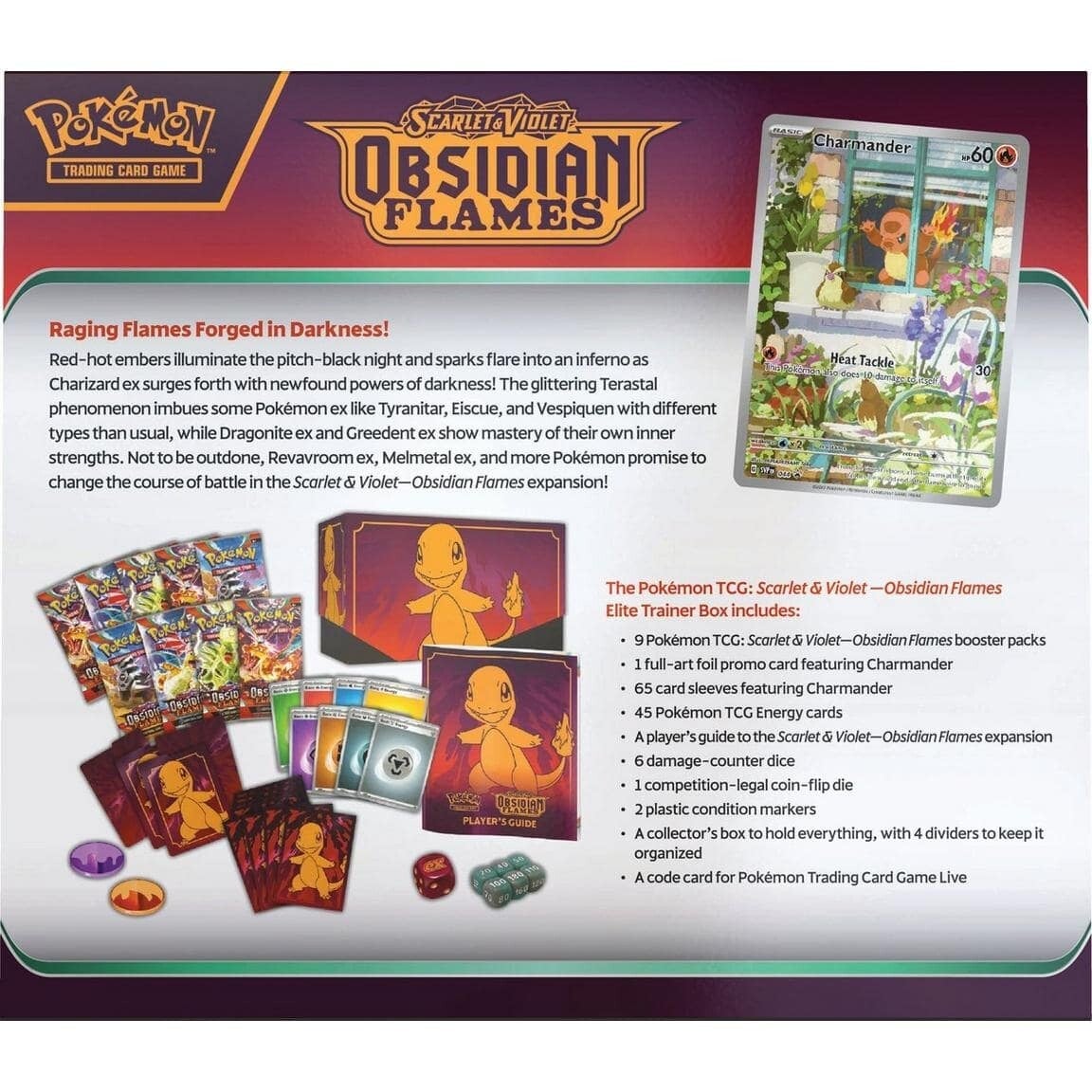 Scarlet & Violet: Obsidian Flames - Elite Trainer Box | Total Play