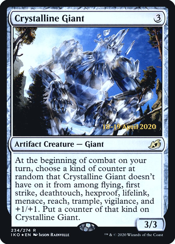 Crystalline Giant [Ikoria: Lair of Behemoths Prerelease Promos] | Total Play