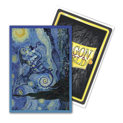 Dragon Shield: Standard 100ct Brushed Art Sleeves - Starry Night | Total Play