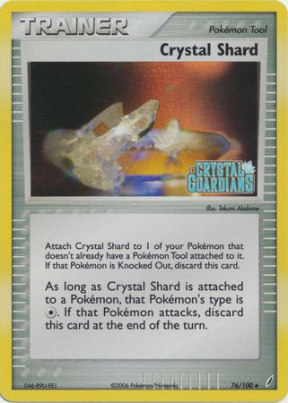 Crystal Shard (76/100) (Stamped) [EX: Crystal Guardians] | Total Play