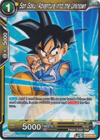 Son Goku, Adventure into the Unknown (BT10-099) [Rise of the Unison Warrior] | Total Play