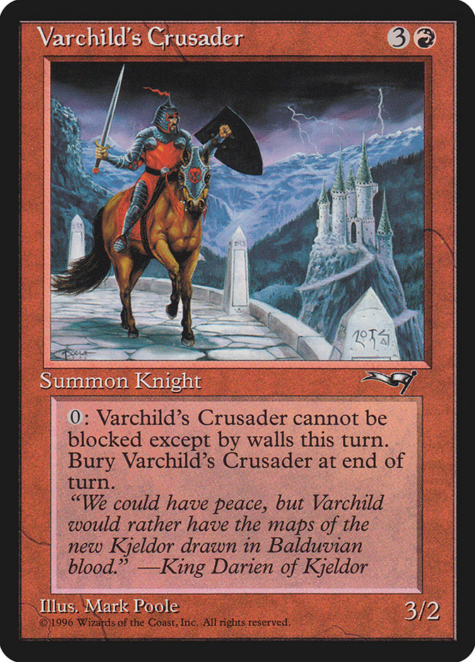 Varchild's Crusader (Brown Horse) [Alliances] | Total Play