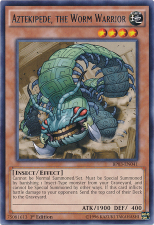 Aztekipede, the Worm Warrior [BP03-EN041] Rare | Total Play