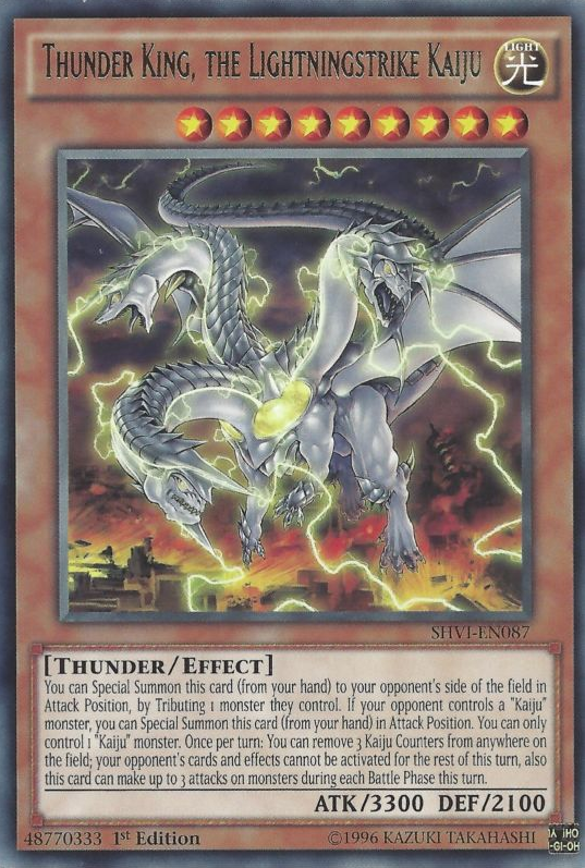 Thunder King, the Lightningstrike Kaiju [SHVI-EN087] Rare | Total Play
