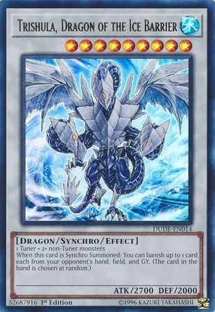 Trishula, Dragon of the Ice Barrier [DUDE-EN014] Ultra Rare | Total Play