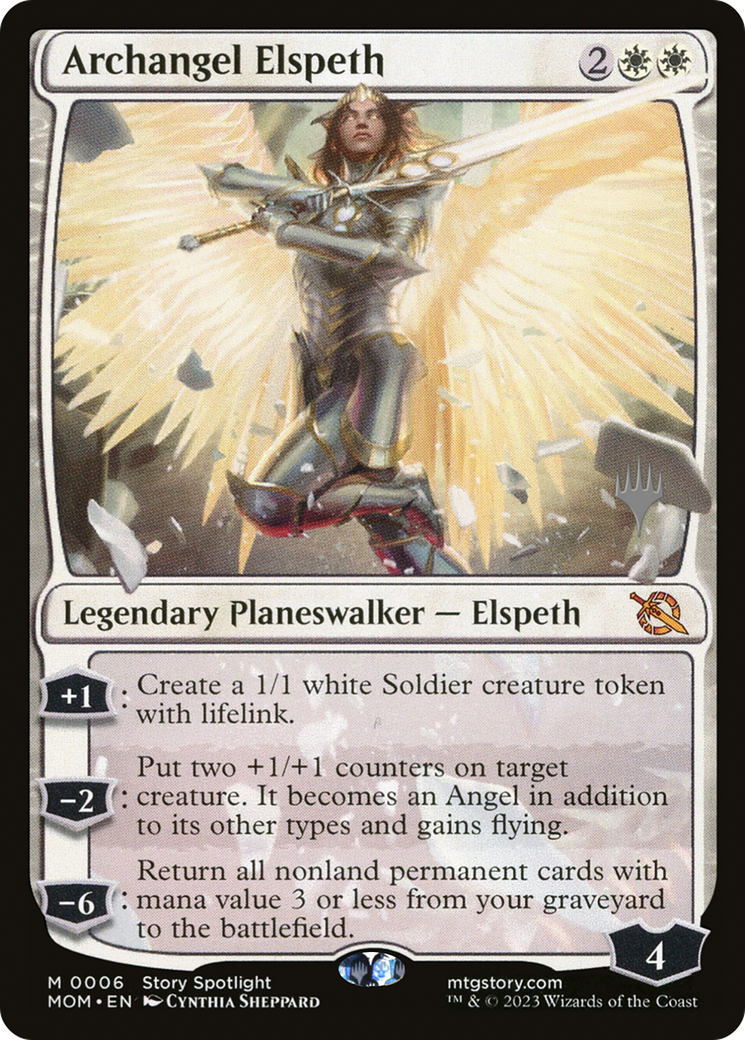 Archangel Elspeth (Promo Pack) [March of the Machine Promos] | Total Play