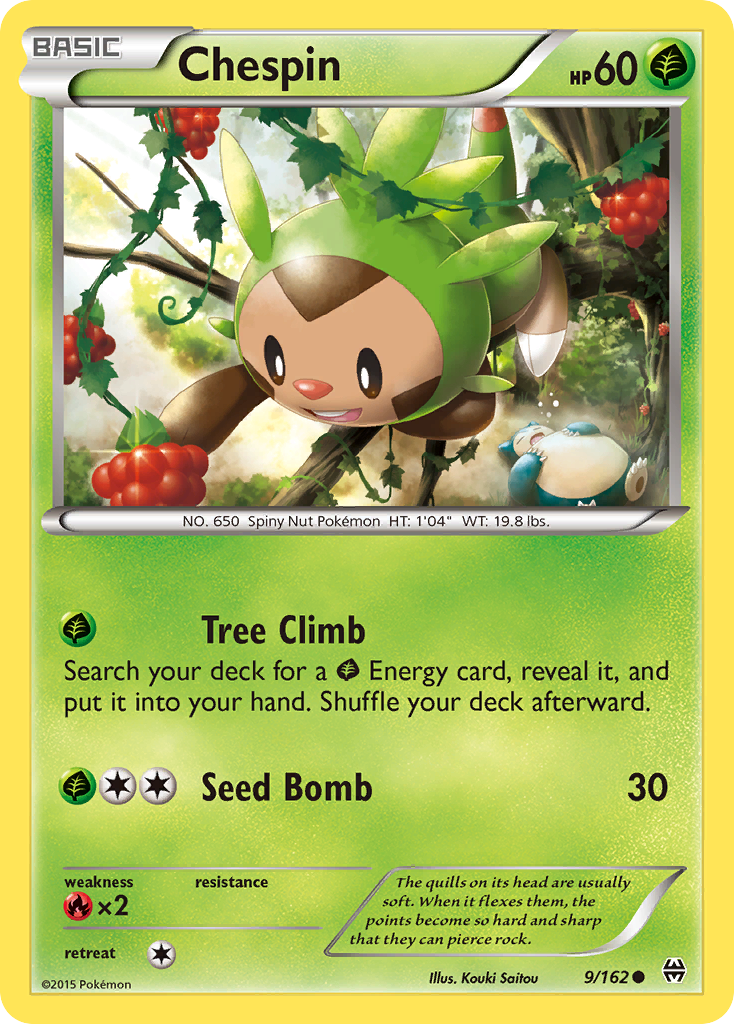 Chespin (9/162) [XY: BREAKthrough] | Total Play