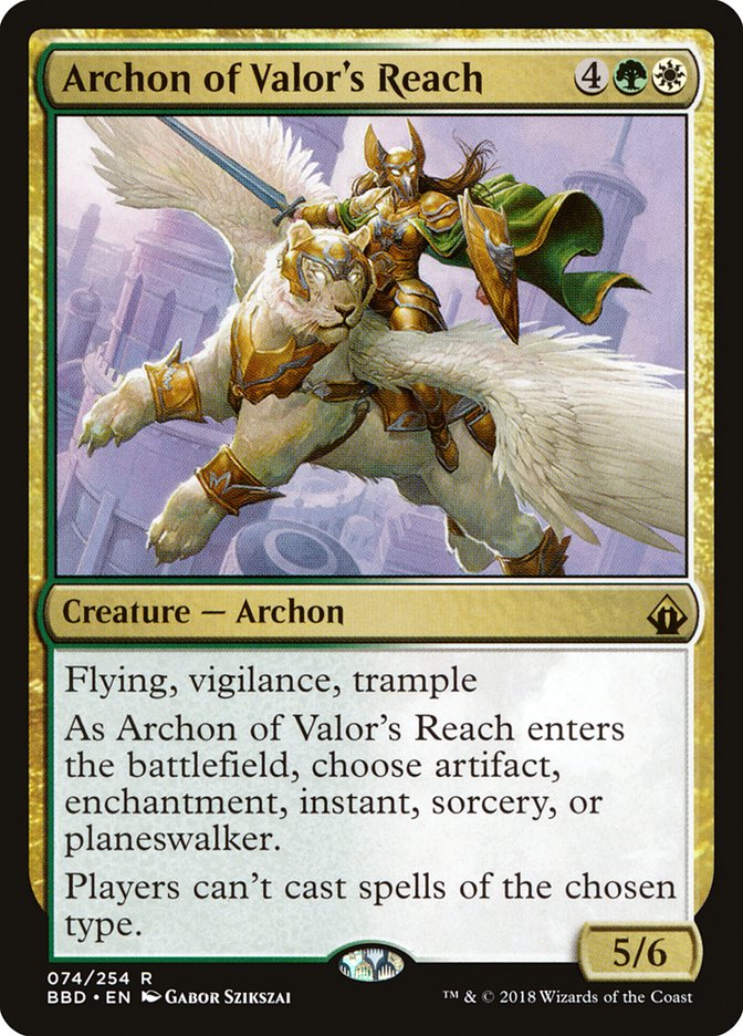 Archon of Valor's Reach [Battlebond] | Total Play