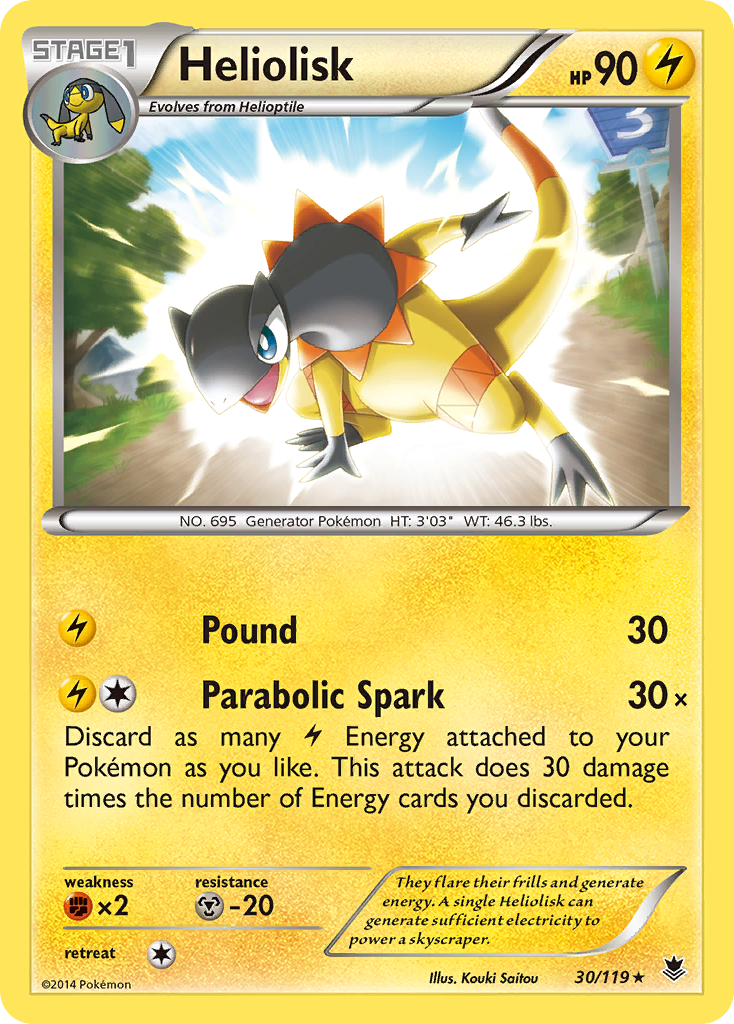 Heliolisk (30/119) [XY: Phantom Forces] | Total Play