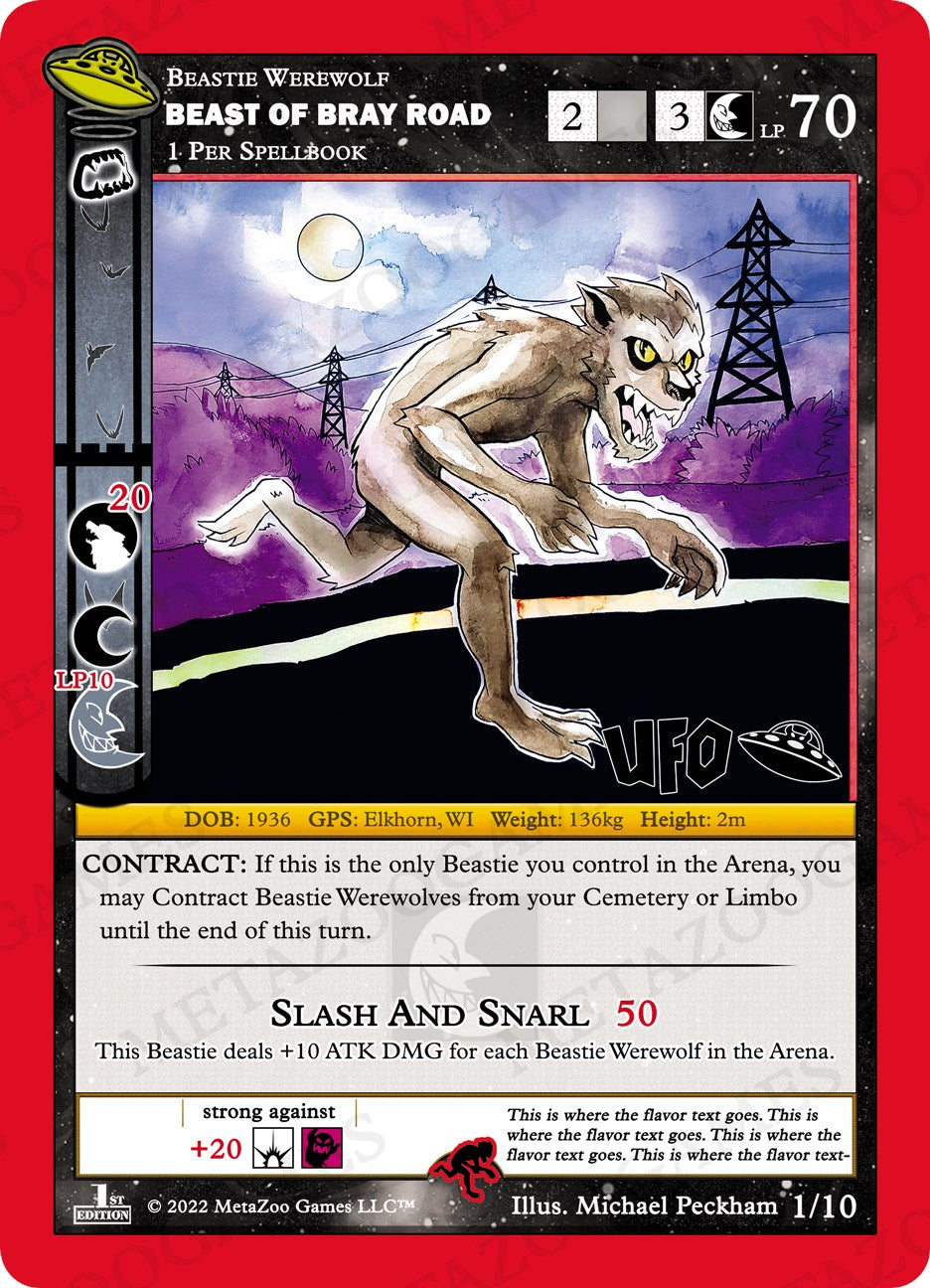 Beast of Bray Road [Cryptid Nation: UFO First Edition Release Event Deck] | Total Play