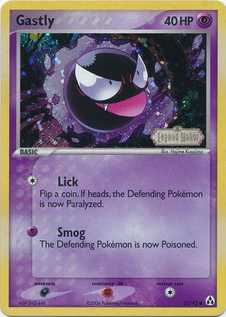 Gastly (52/92) (Stamped) [EX: Legend Maker] | Total Play