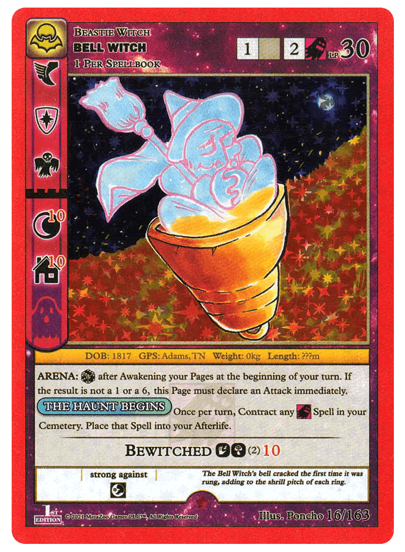 Bell Witch [Cryptid Nation: Nightfall First Edition] | Total Play