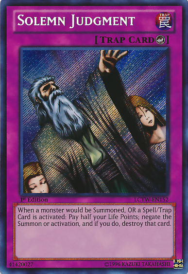 Solemn Judgment [LCYW-EN152] Secret Rare | Total Play