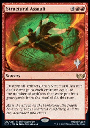 Structural Assault (Promo Pack) [Streets of New Capenna Promos] | Total Play