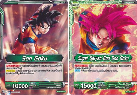 Son Goku // Super Saiyan God Son Goku (BT1-056) [Galactic Battle] | Total Play