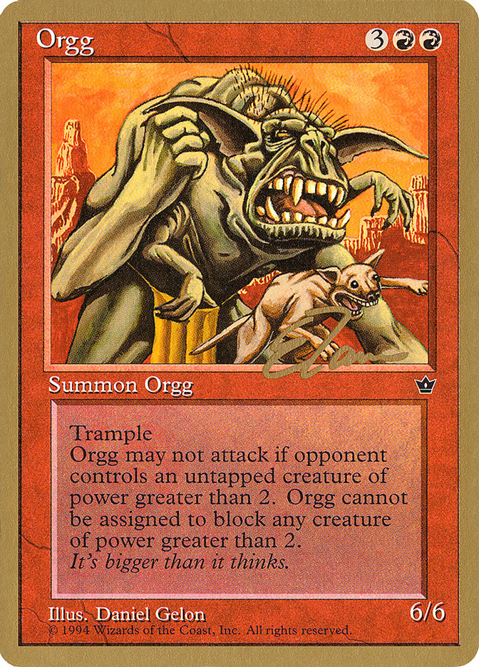 Orgg (Eric Tam) [Pro Tour Collector Set] | Total Play