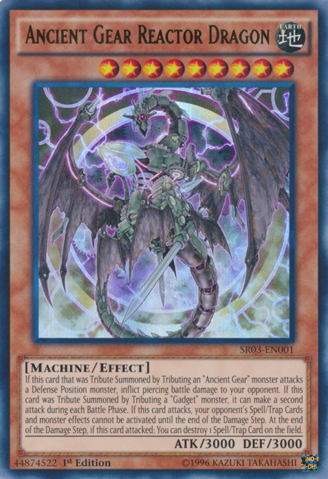 Ancient Gear Reactor Dragon [SR03-EN001] Ultra Rare | Total Play