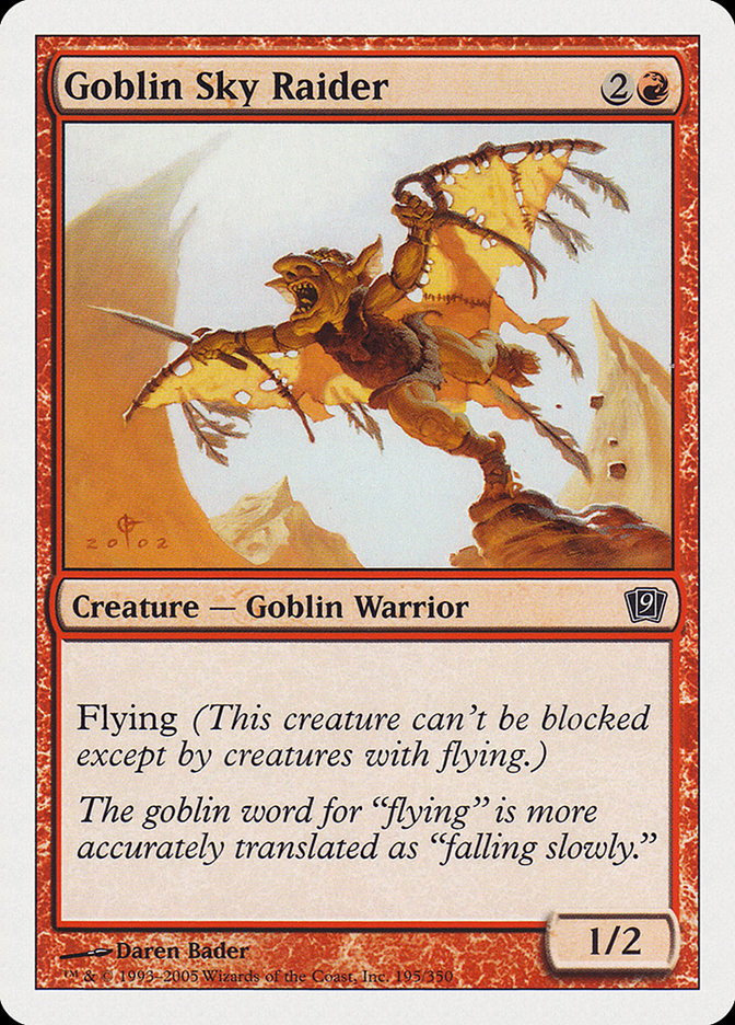 Goblin Sky Raider [Ninth Edition] | Total Play