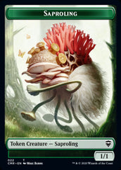 Illusion // Saproling Double-Sided Token [Commander Legends Tokens] | Total Play