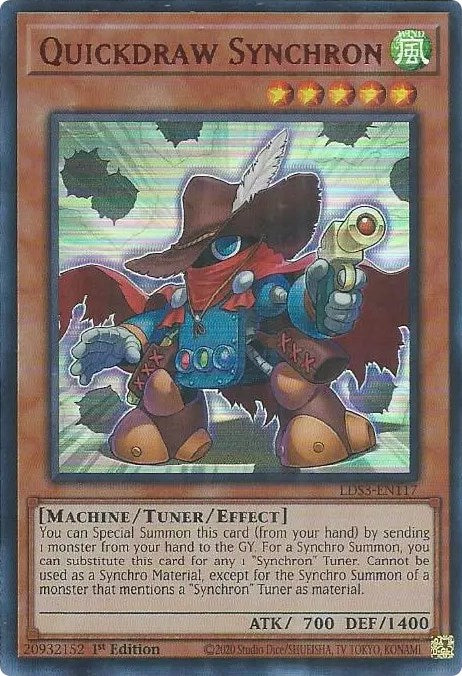 Quickdraw Synchron (Red) [LDS3-EN117] Ultra Rare | Total Play