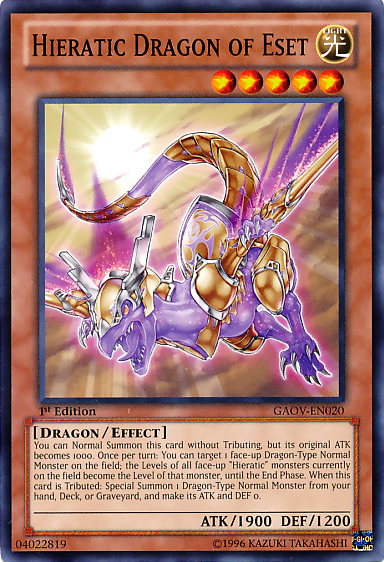 Hieratic Dragon of Eset [GAOV-EN020] Common | Total Play