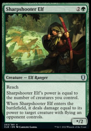 Sharpshooter Elf [Commander Legends: Battle for Baldur's Gate] | Total Play
