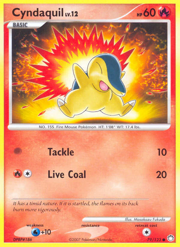 Cyndaquil (79/123) [Diamond & Pearl: Mysterious Treasures] | Total Play