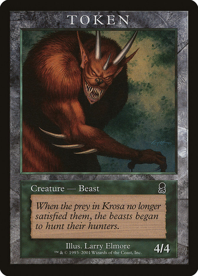 Beast Token [Magic Player Rewards 2001] | Total Play