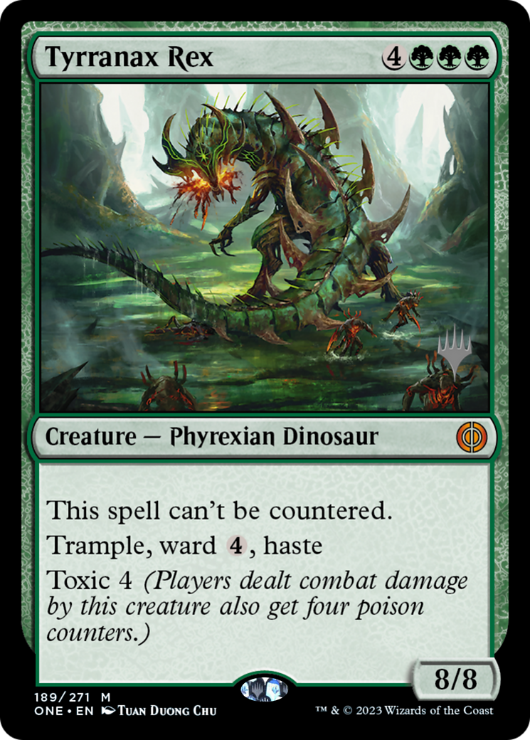 Tyrranax Rex (Promo Pack) [Phyrexia: All Will Be One Promos] | Total Play
