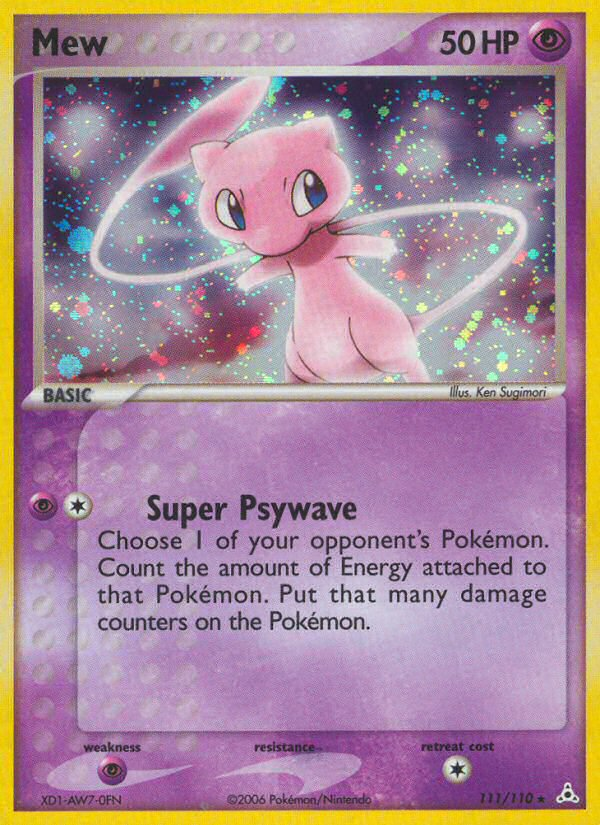 Mew (111/110) [EX: Holon Phantoms] | Total Play