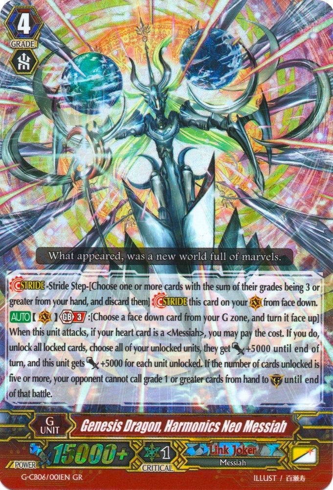 Genesis Dragon, Harmonics Neo Messiah (G-CB06/001EN) [Rondeau of Chaos and Salvation] | Total Play