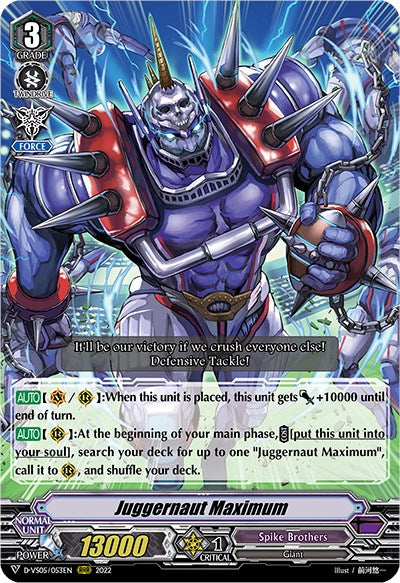 Juggernaut Maximum (D-VS05/053EN) [V Clan Collection Vol.5] | Total Play