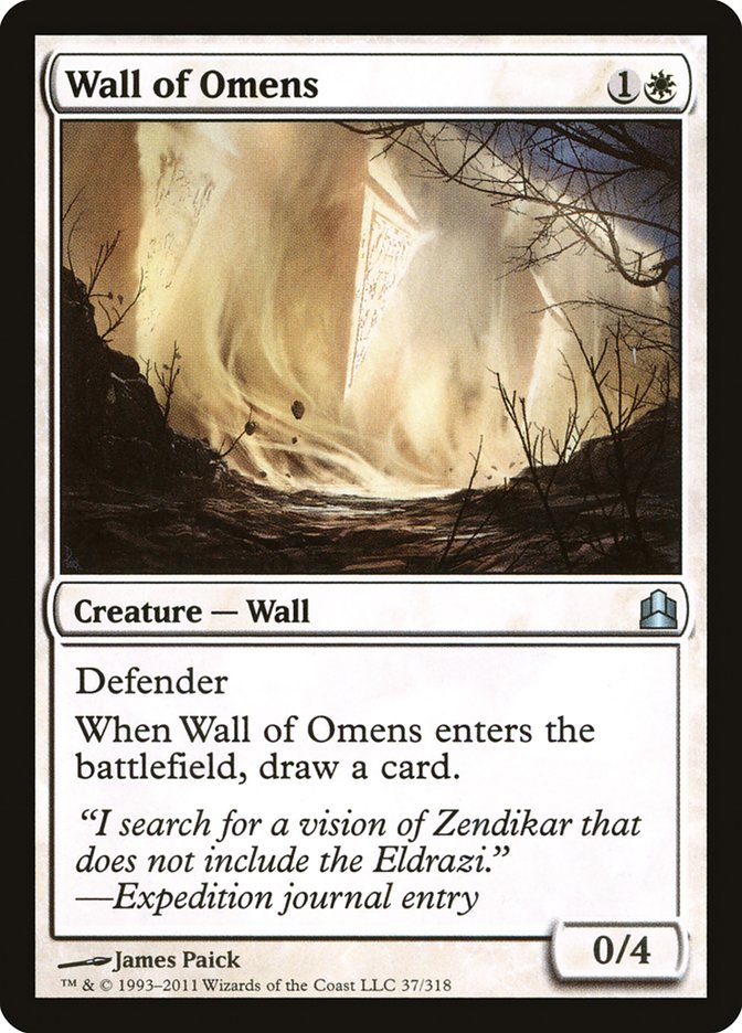Wall of Omens [Commander 2011] | Total Play