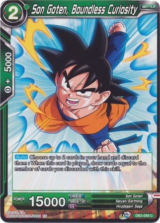 Son Goten, Boundless Curiosity (DB3-058) [Giant Force] | Total Play