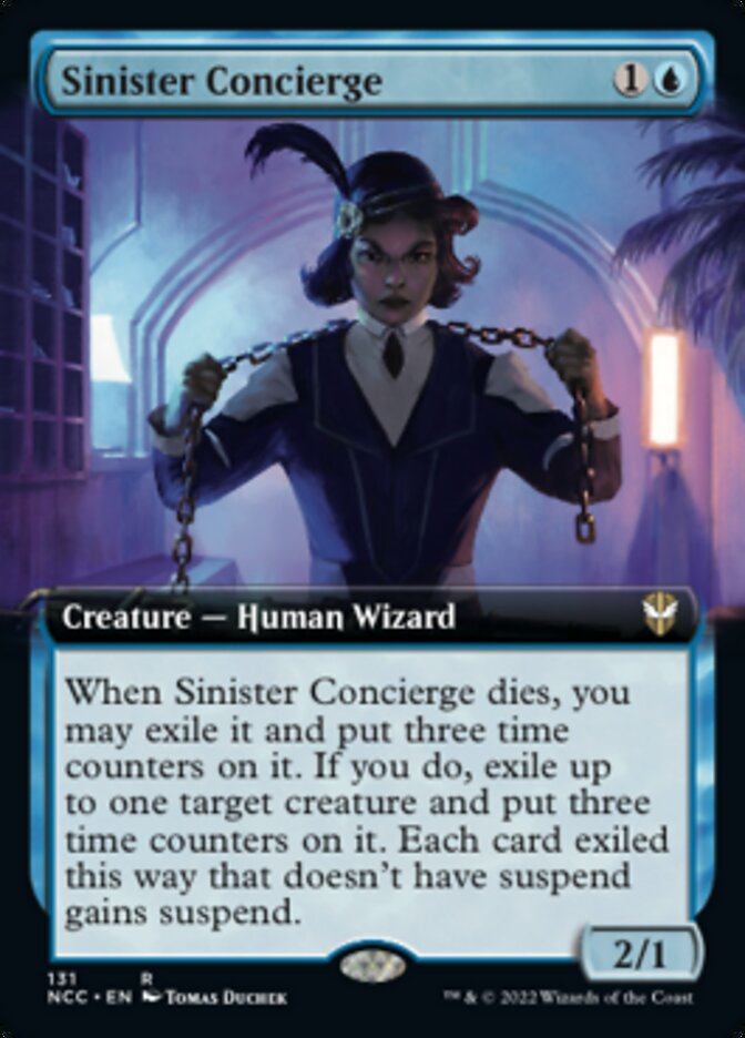 Sinister Concierge (Extended Art) [Streets of New Capenna Commander] | Total Play