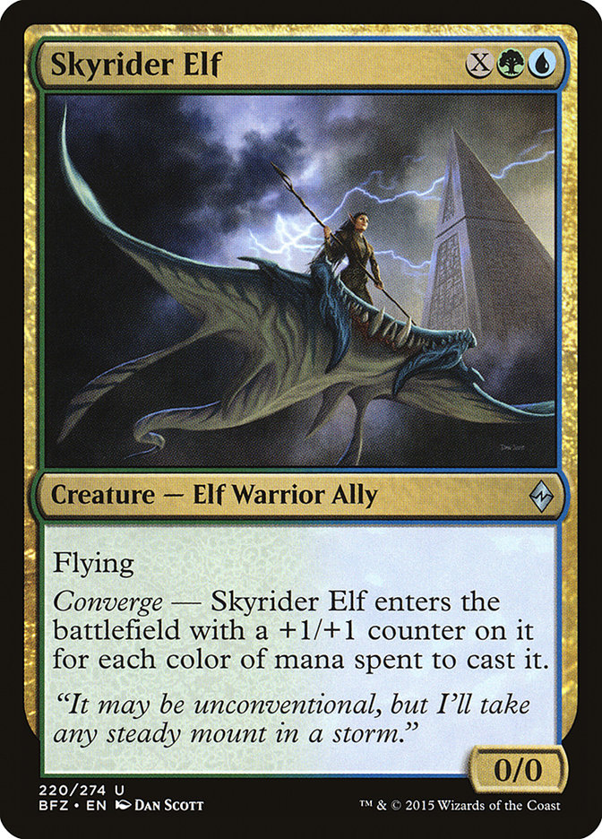 Skyrider Elf [Battle for Zendikar] | Total Play