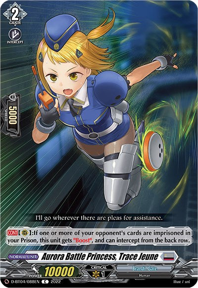 Aurora Battle Princess, Trace Jeune (D-BT04/088EN) [Awakening of Chakrabarthi] | Total Play