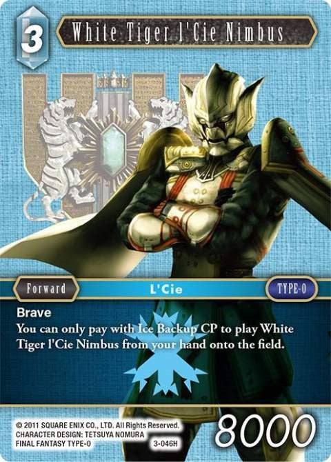 White Tiger l'Cie Nimbus [Opus III] | Total Play
