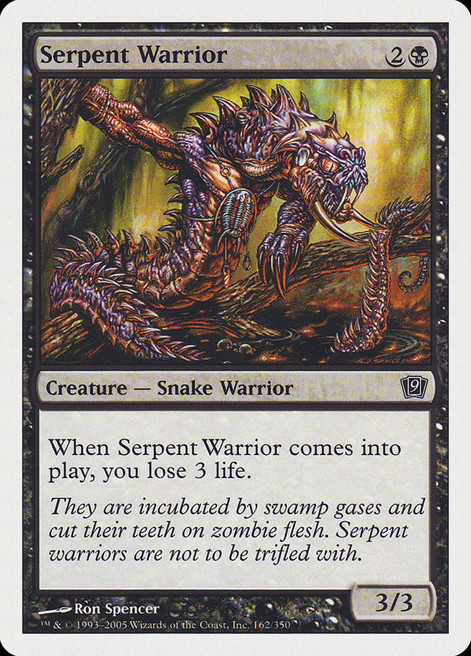 Serpent Warrior [Ninth Edition] | Total Play