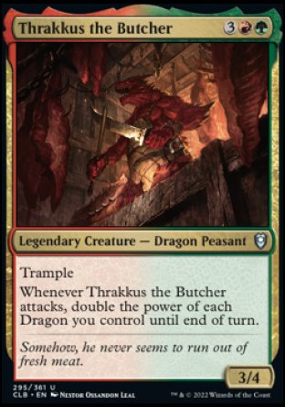 Thrakkus the Butcher [Commander Legends: Battle for Baldur's Gate] | Total Play