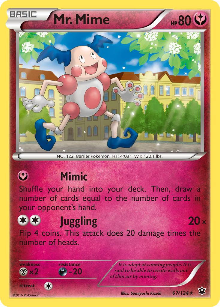 Mr. Mime (67/124) [XY: Fates Collide] | Total Play