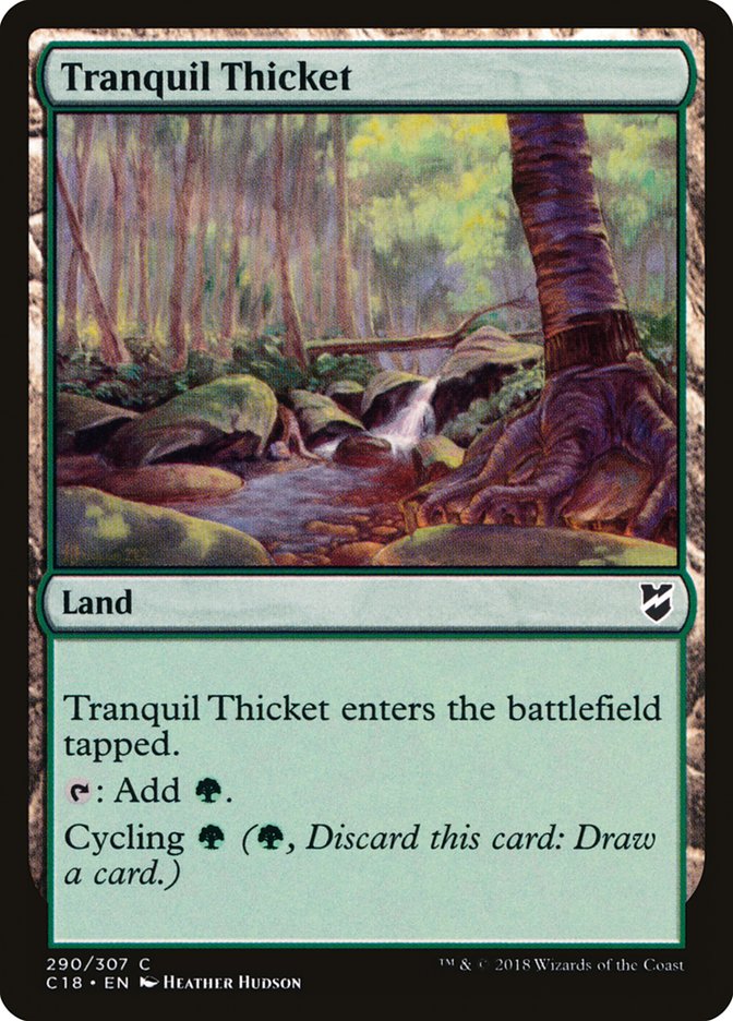 Tranquil Thicket [Commander 2018] | Total Play