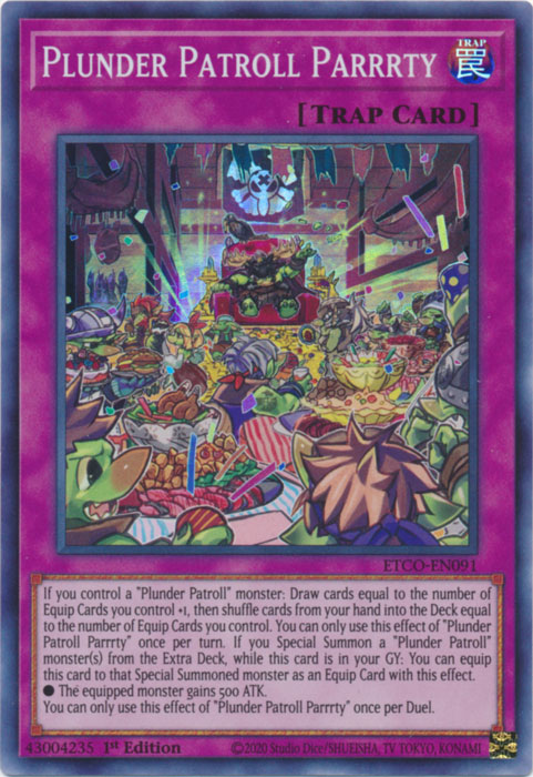 Plunder Patroll Parrrty [ETCO-EN091] Super Rare | Total Play