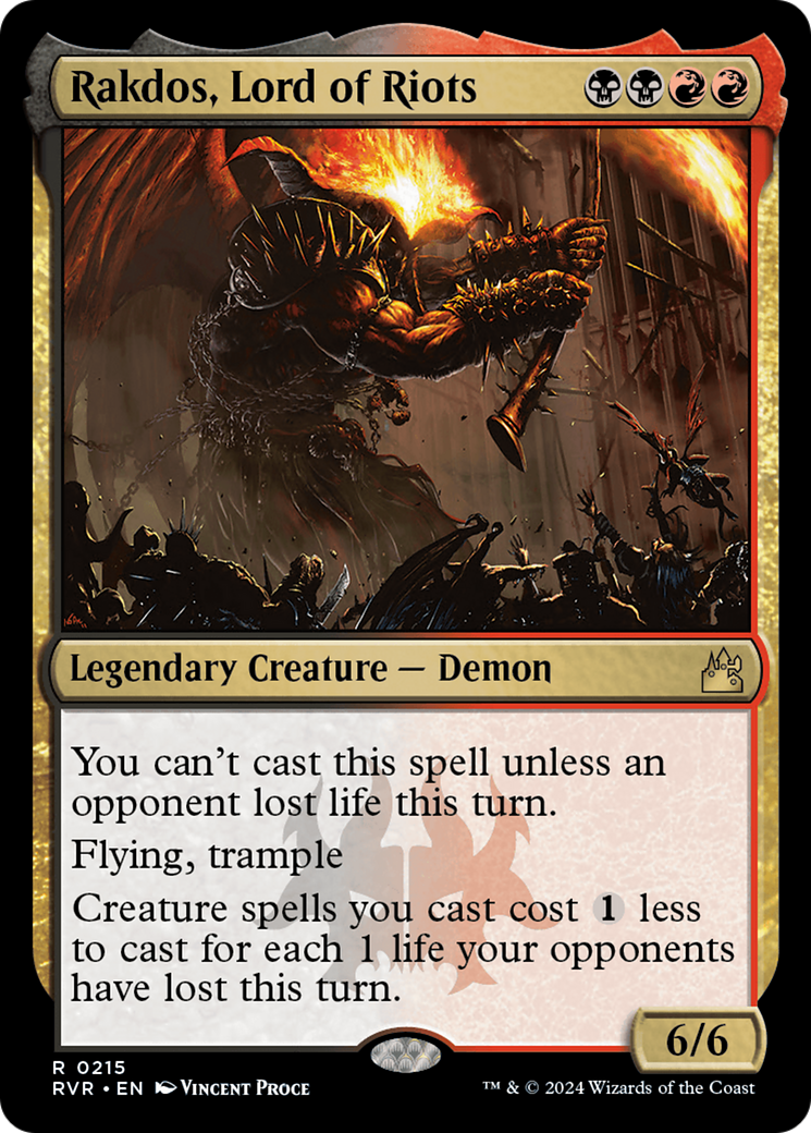 Rakdos, Lord of Riots [Ravnica Remastered] | Total Play